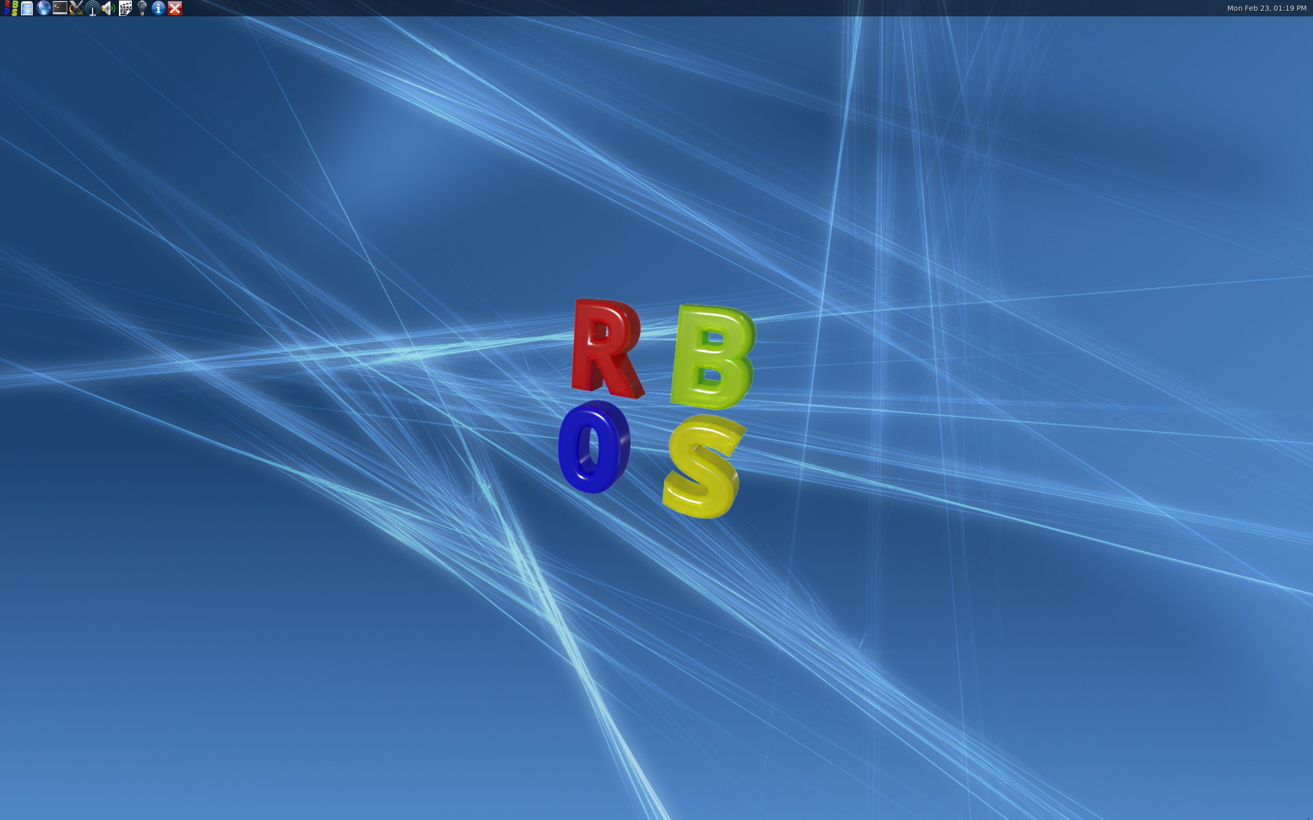 RebeccaBlackOS desktop screenshot: 2026 02 22