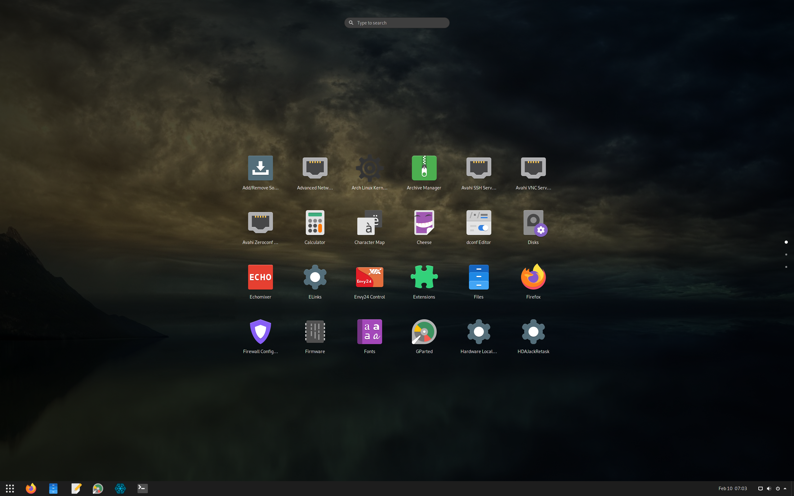 RebornOS desktop screenshot: 2021.02.06