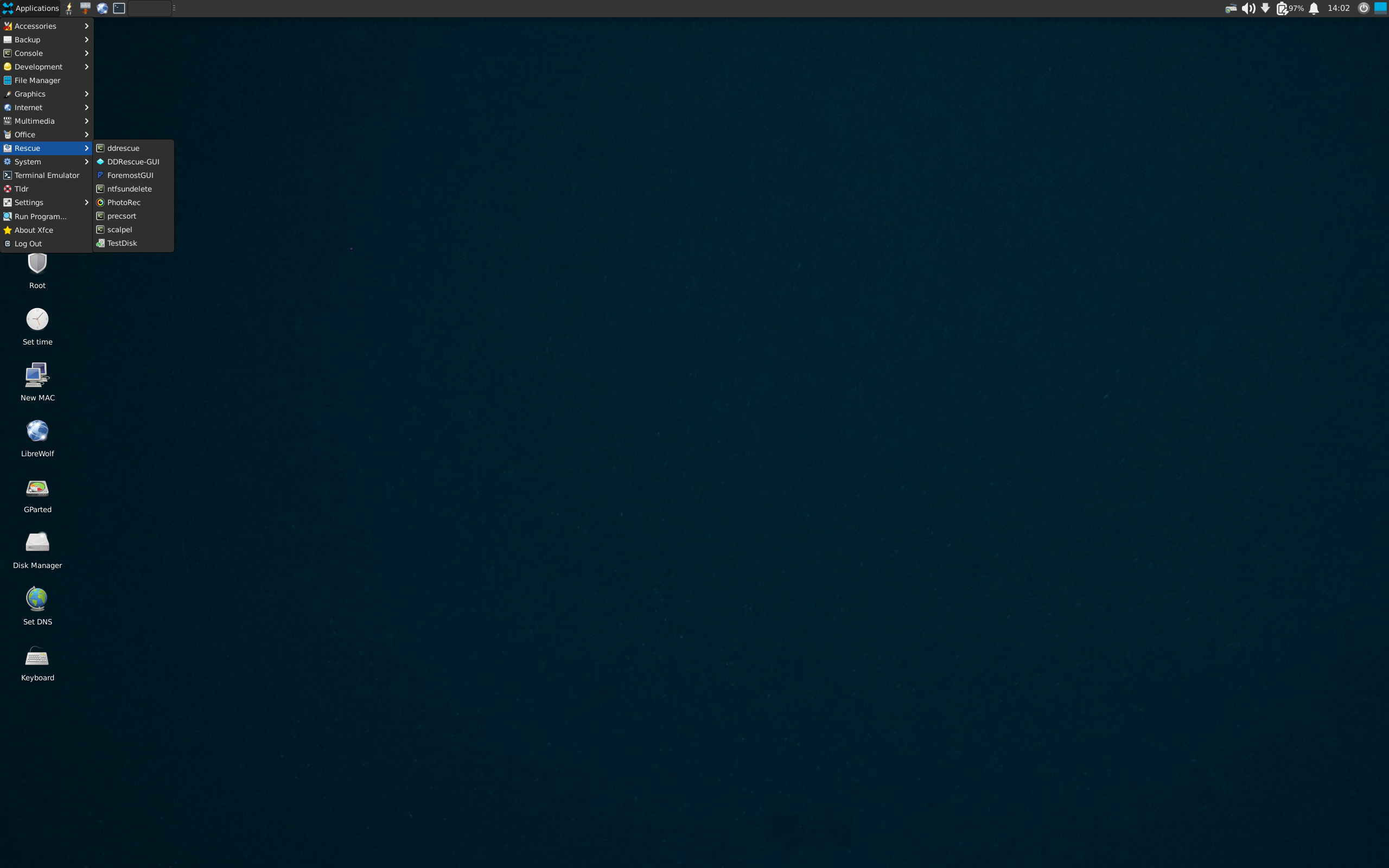 recovery desktop screenshot: 2.5