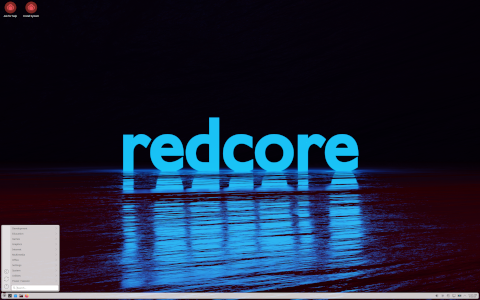 Redcore desktop screenshot: Distribution overview