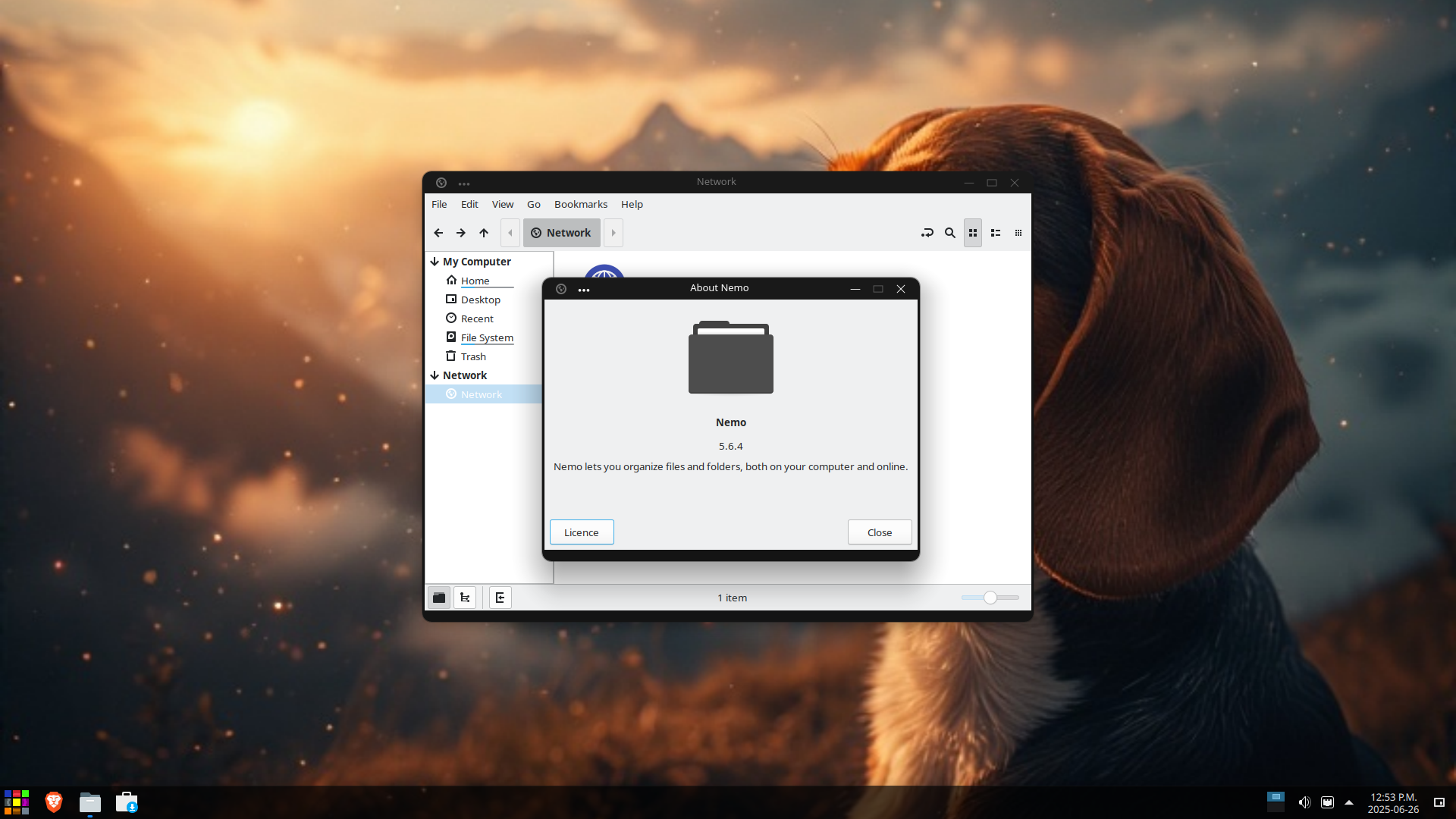 RefreshOS desktop screenshot: 2.5 nemo