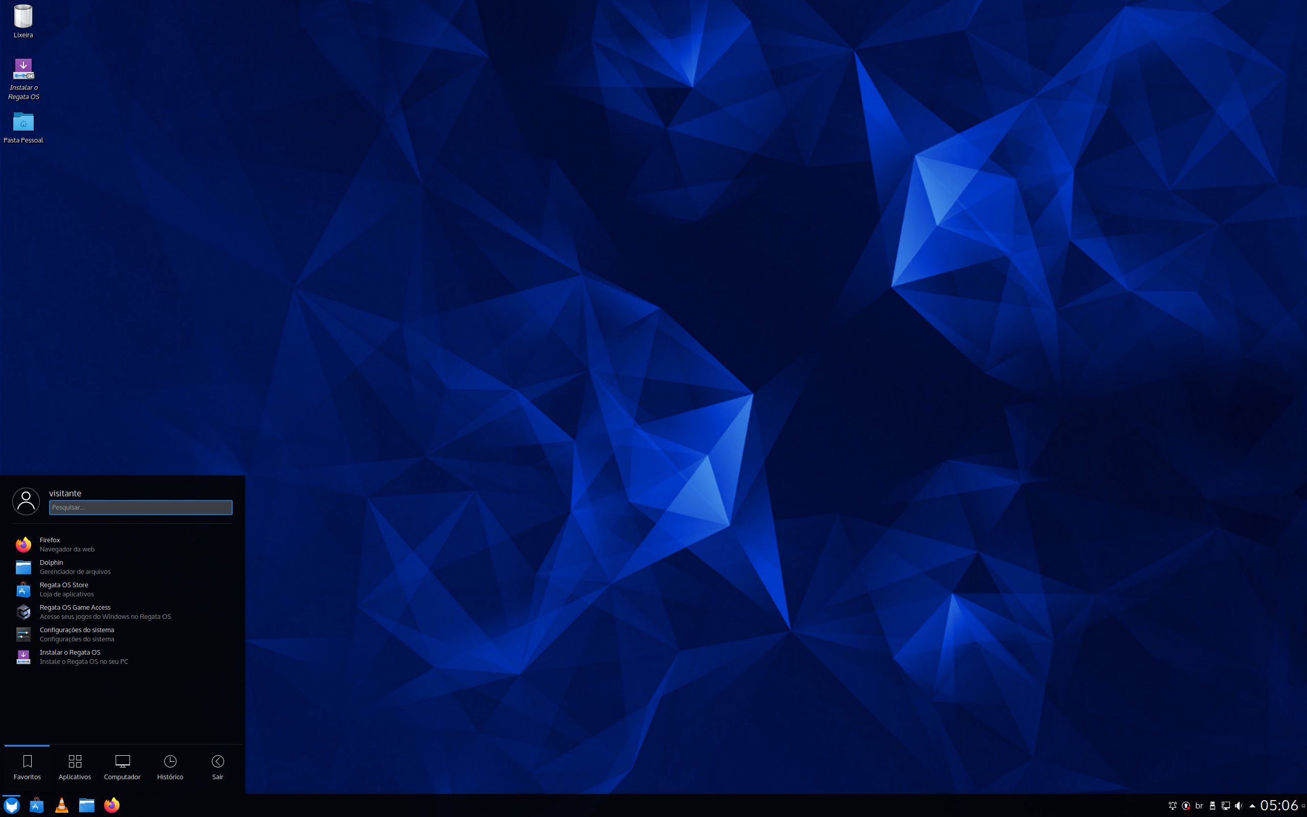 Regata desktop screenshot: 20.1.4