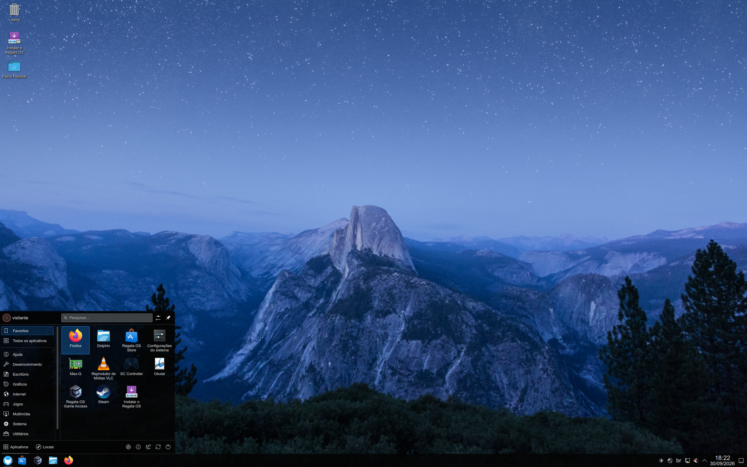 Regata desktop screenshot: 26.0.0 kde