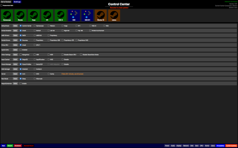 ReignOS desktop screenshot: Distribution overview