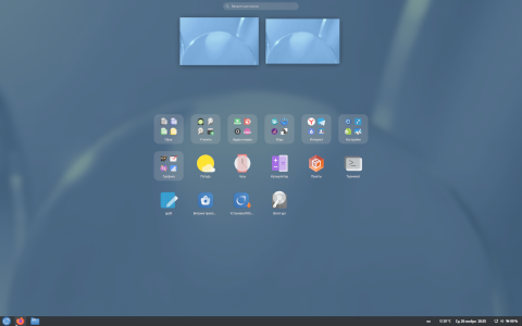 ROSA desktop screenshot: Distribution overview