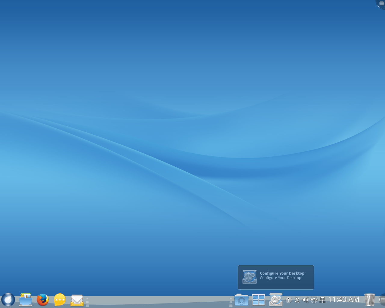 ROSA desktop screenshot: r4 desktop fresh