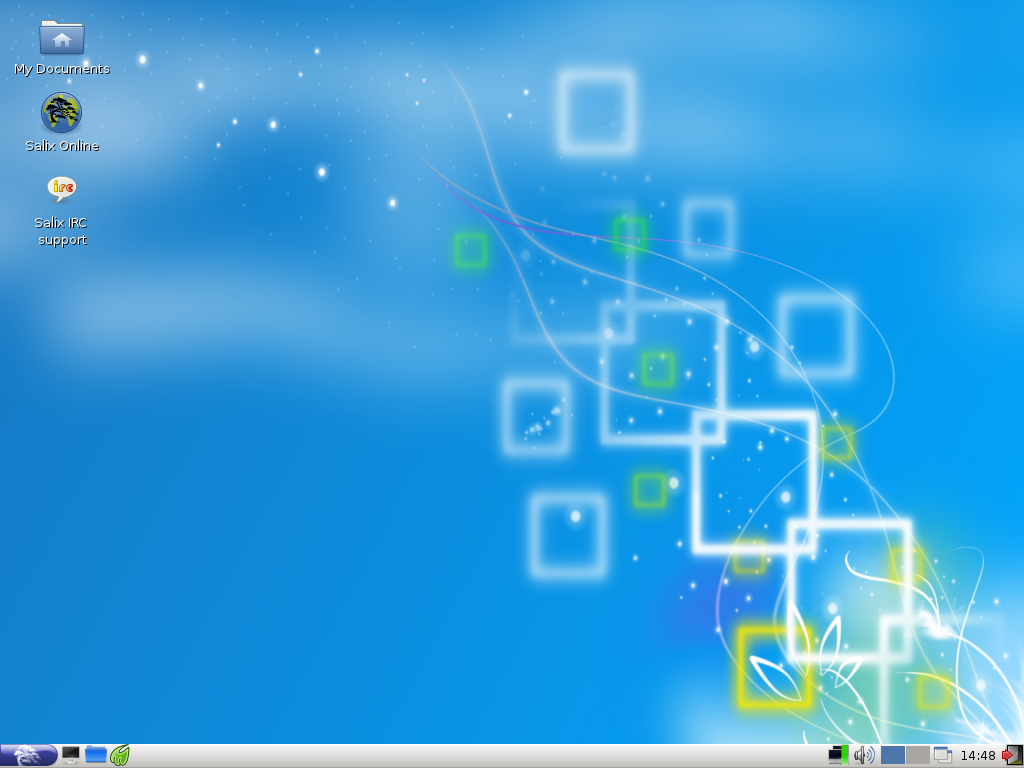 Salix desktop screenshot: 13.37 lxde