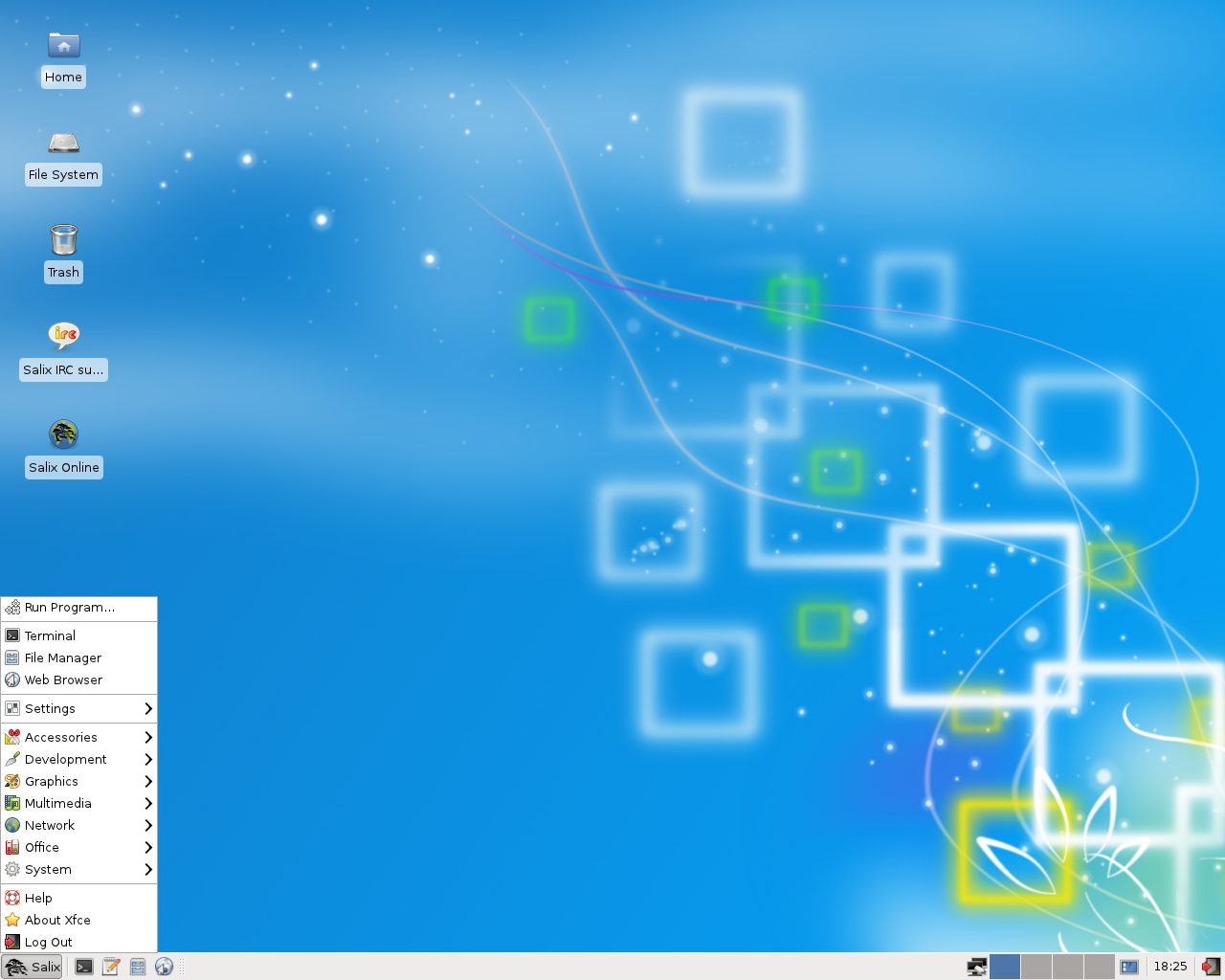Salix desktop screenshot: 13.37 xfce