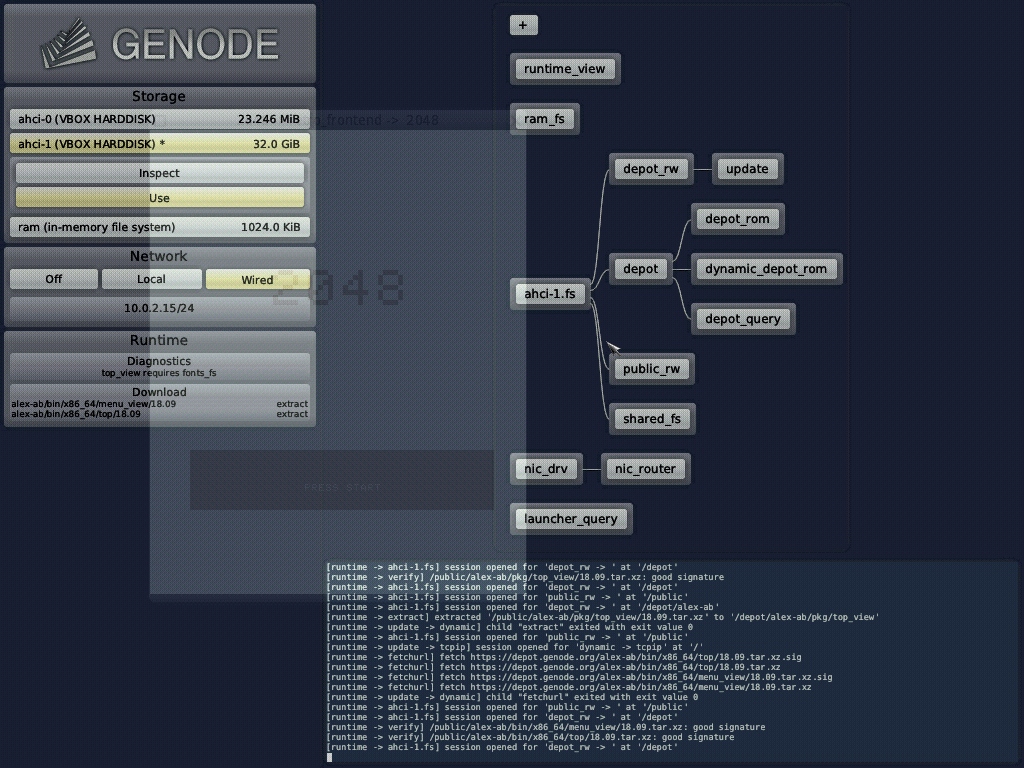 Sculpt desktop screenshot: 18.09 desktop