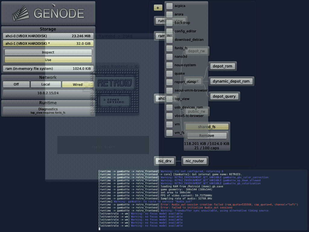 Sculpt desktop screenshot: 18.09 menu