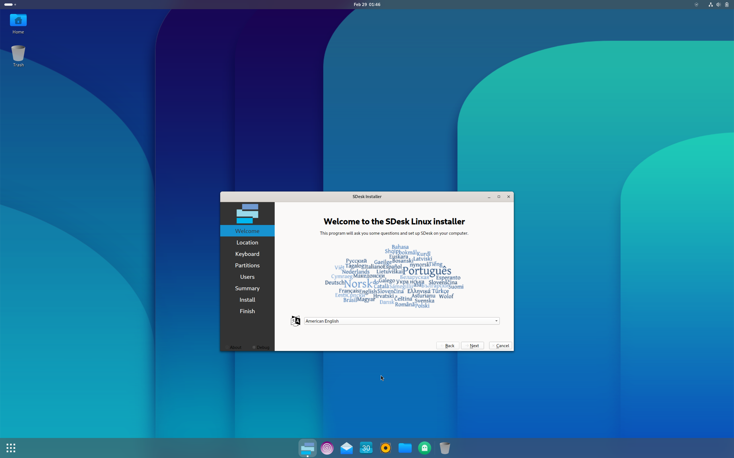 SDesk desktop screenshot: 2024.02.28