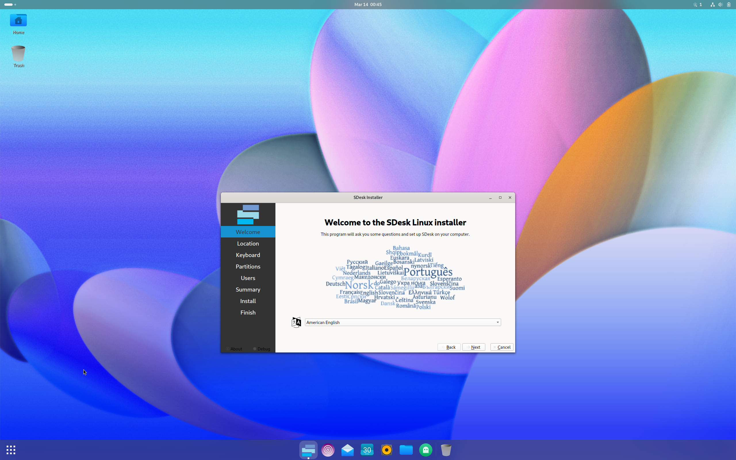 SDesk desktop screenshot: 2024.03.13