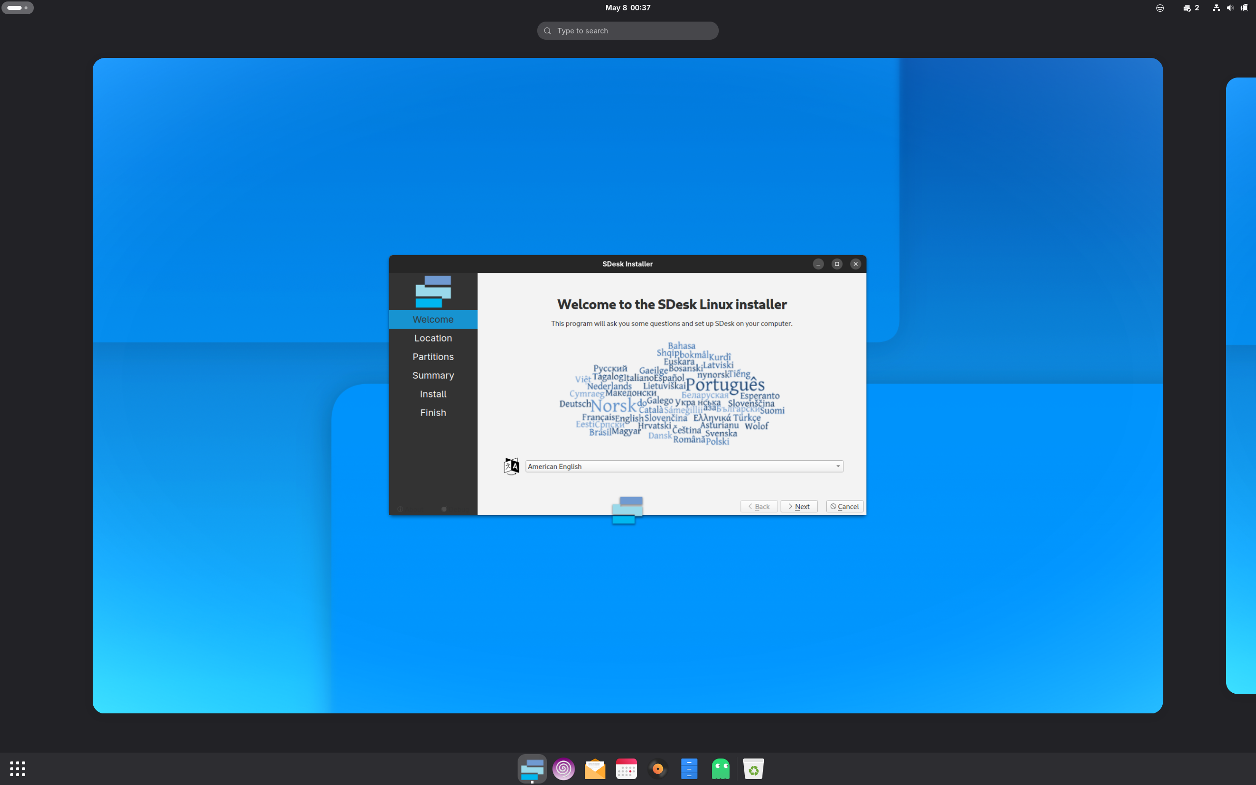 SDesk desktop screenshot: 2025.05.06