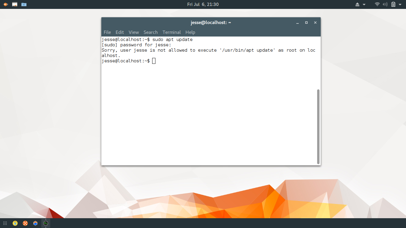 Secure-K desktop screenshot: 18.5 sudo