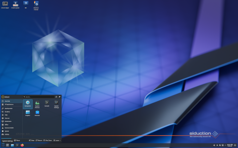 siduction desktop screenshot: Distribution overview