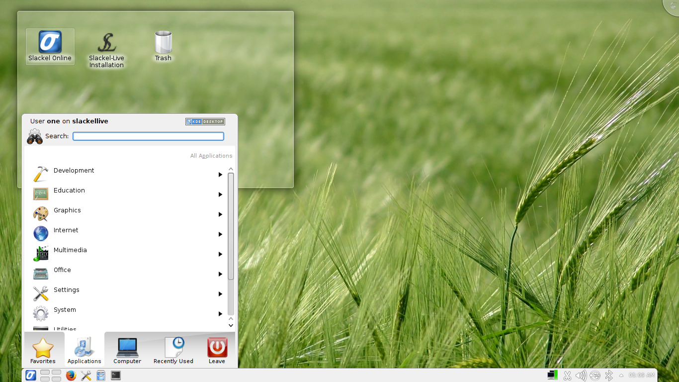 Slackel desktop screenshot: 4.14.3