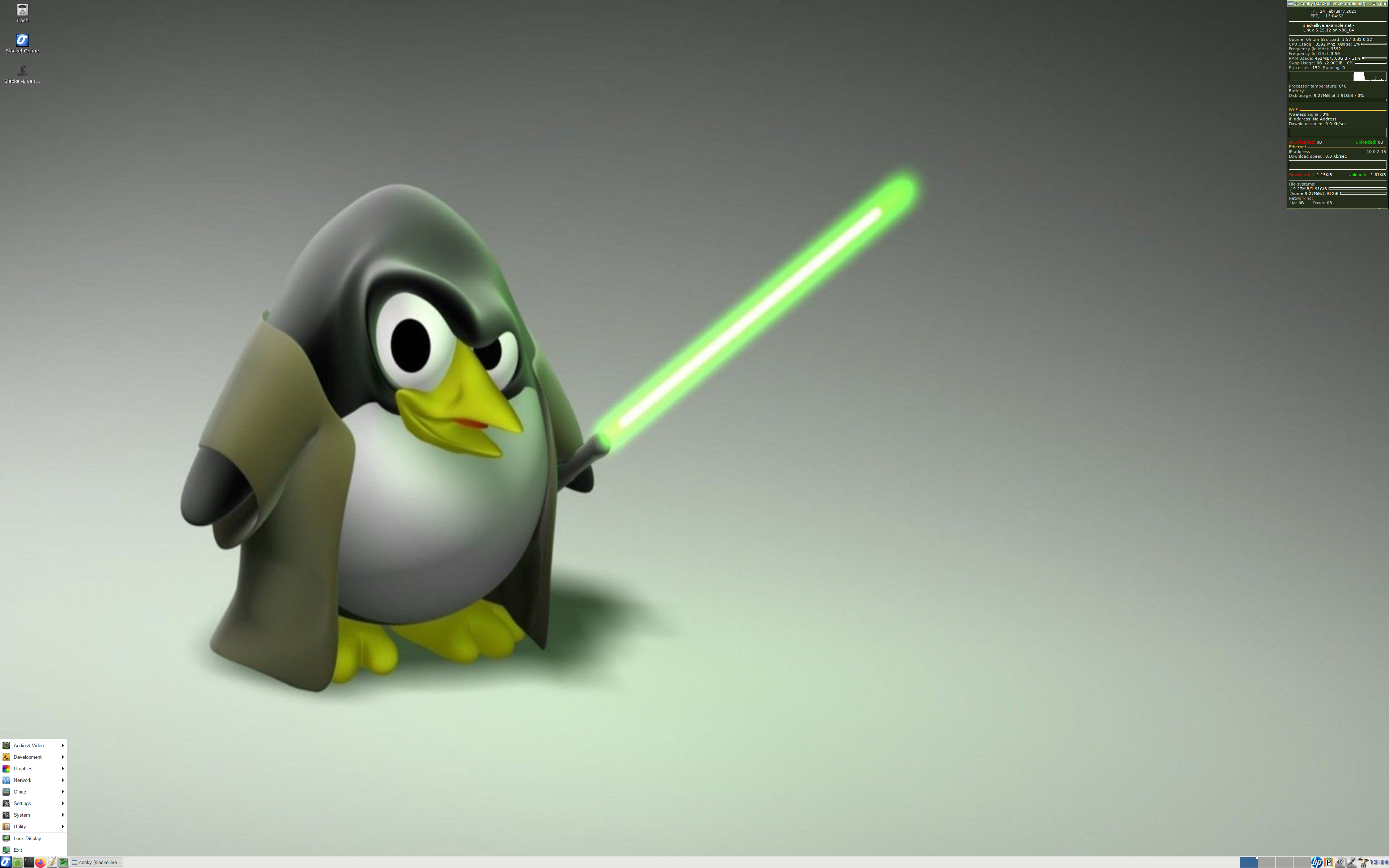 Slackel desktop screenshot: 7.5