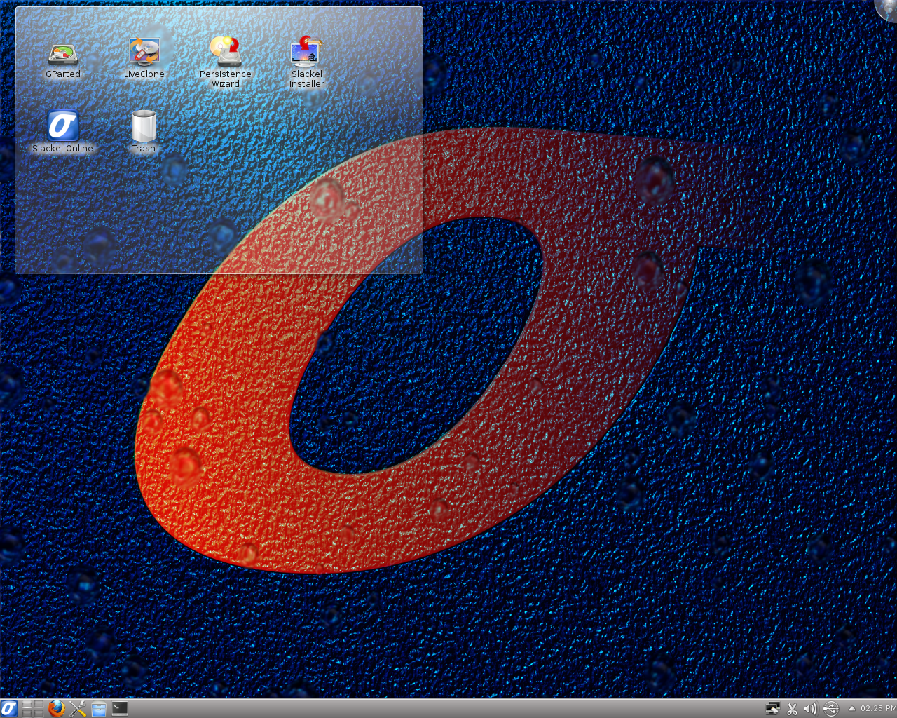 Slackel desktop screenshot: kde 4.8.2