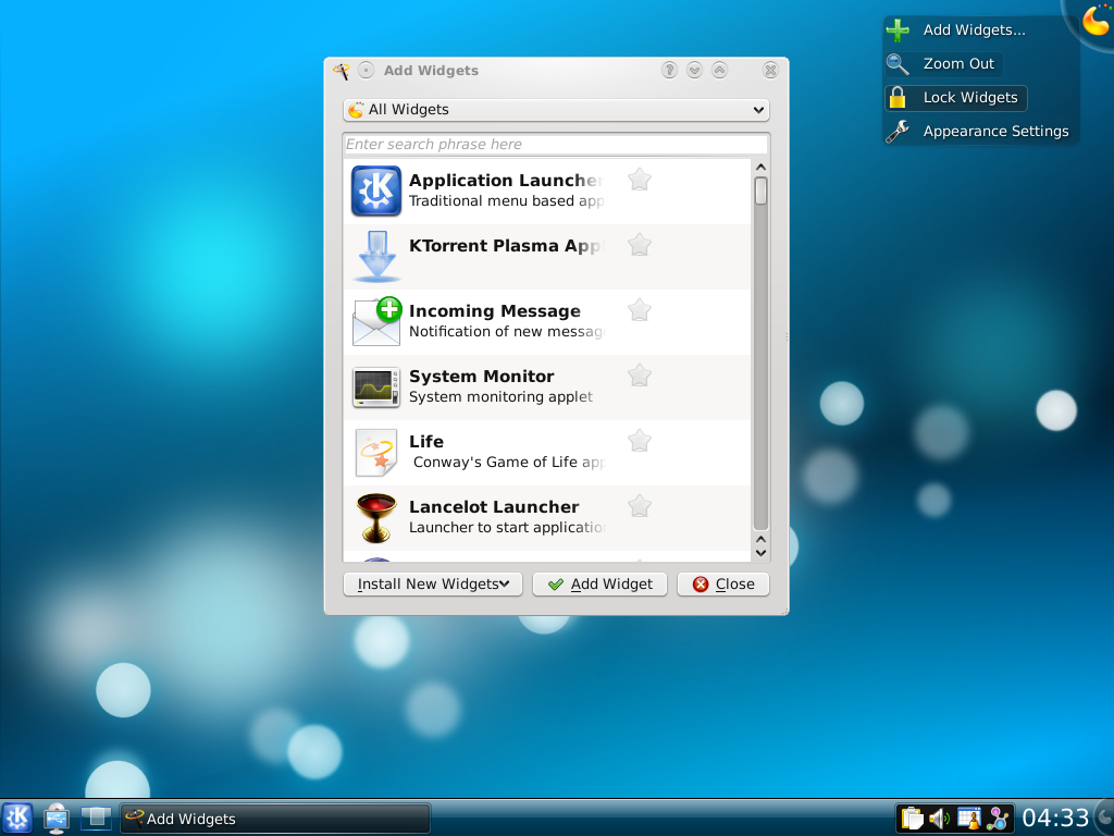 Slackware desktop screenshot: 13.0 kde4