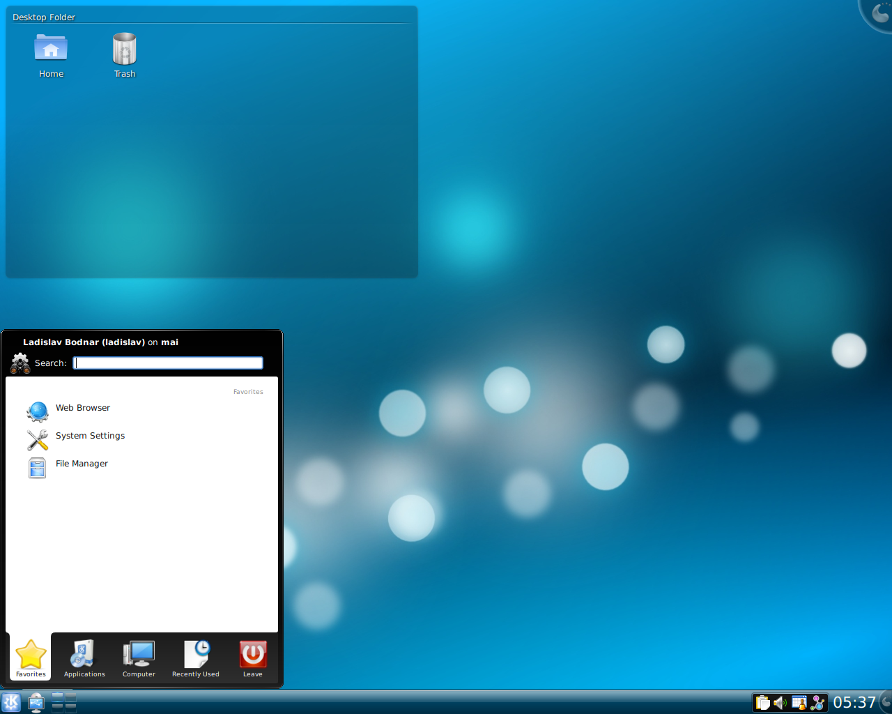 Slackware desktop screenshot: 13.0