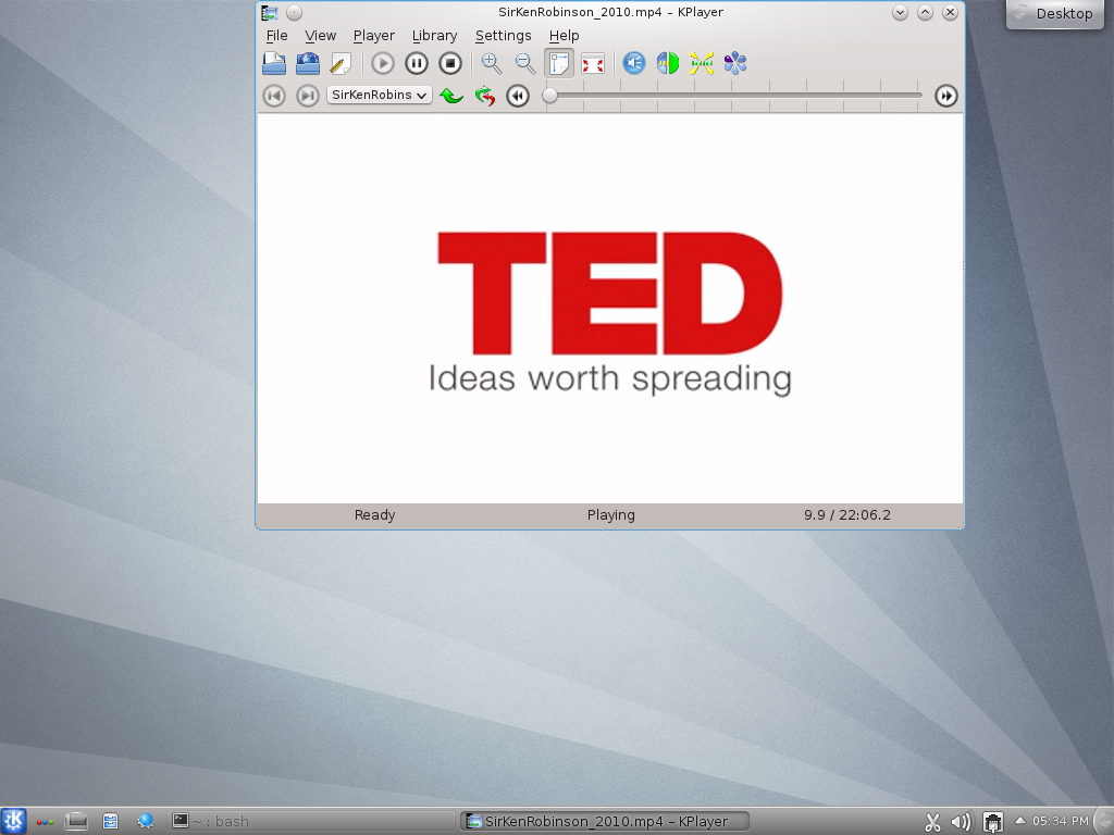 Slackware desktop screenshot: 14.0 media
