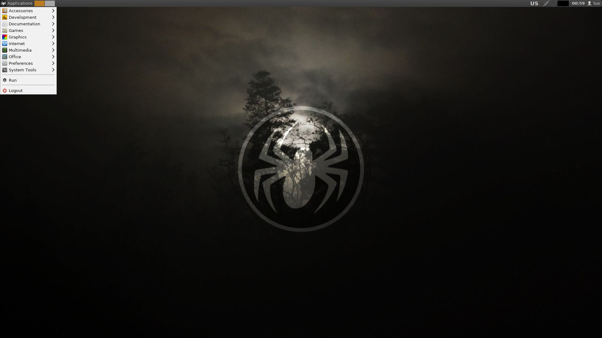 SliTaz desktop screenshot: 5.0
