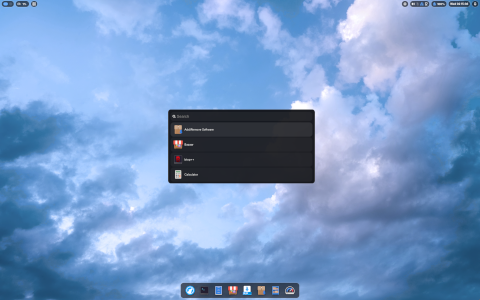 SlyOS desktop screenshot: Distribution overview