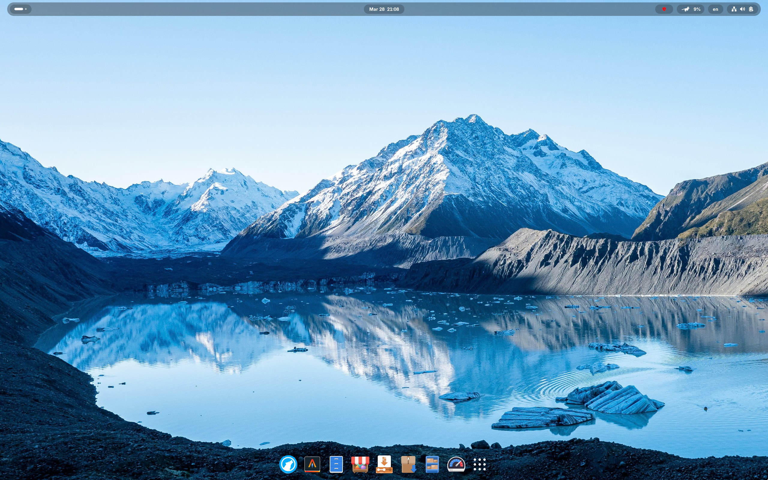 SlyOS desktop screenshot: 0.1