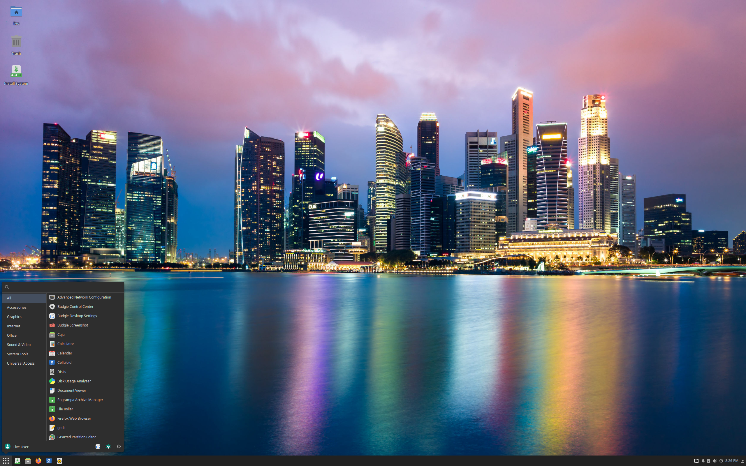 Solus desktop screenshot: 2025 01 26