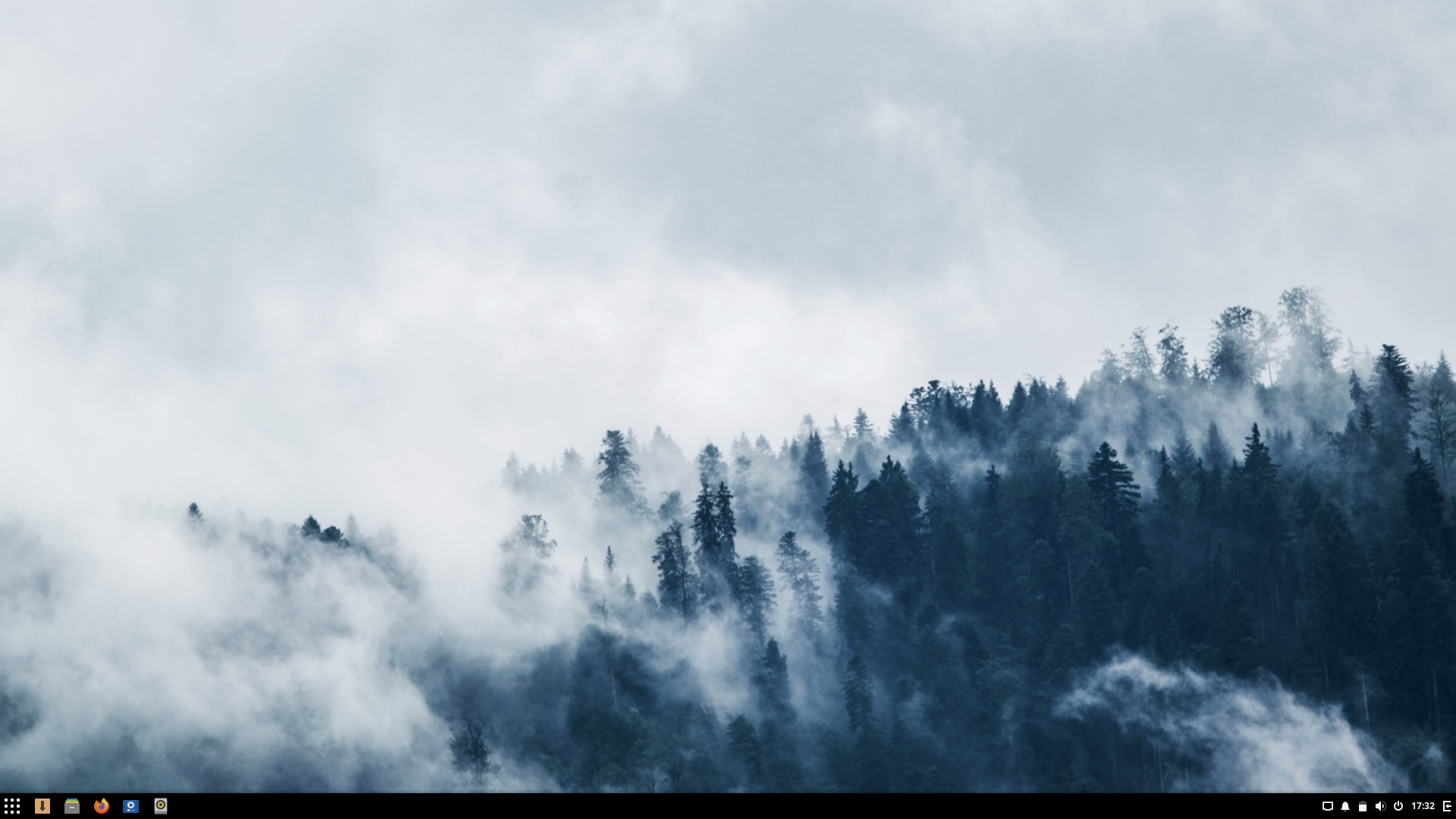 Solus desktop screenshot: 4.1 budgie live desktop