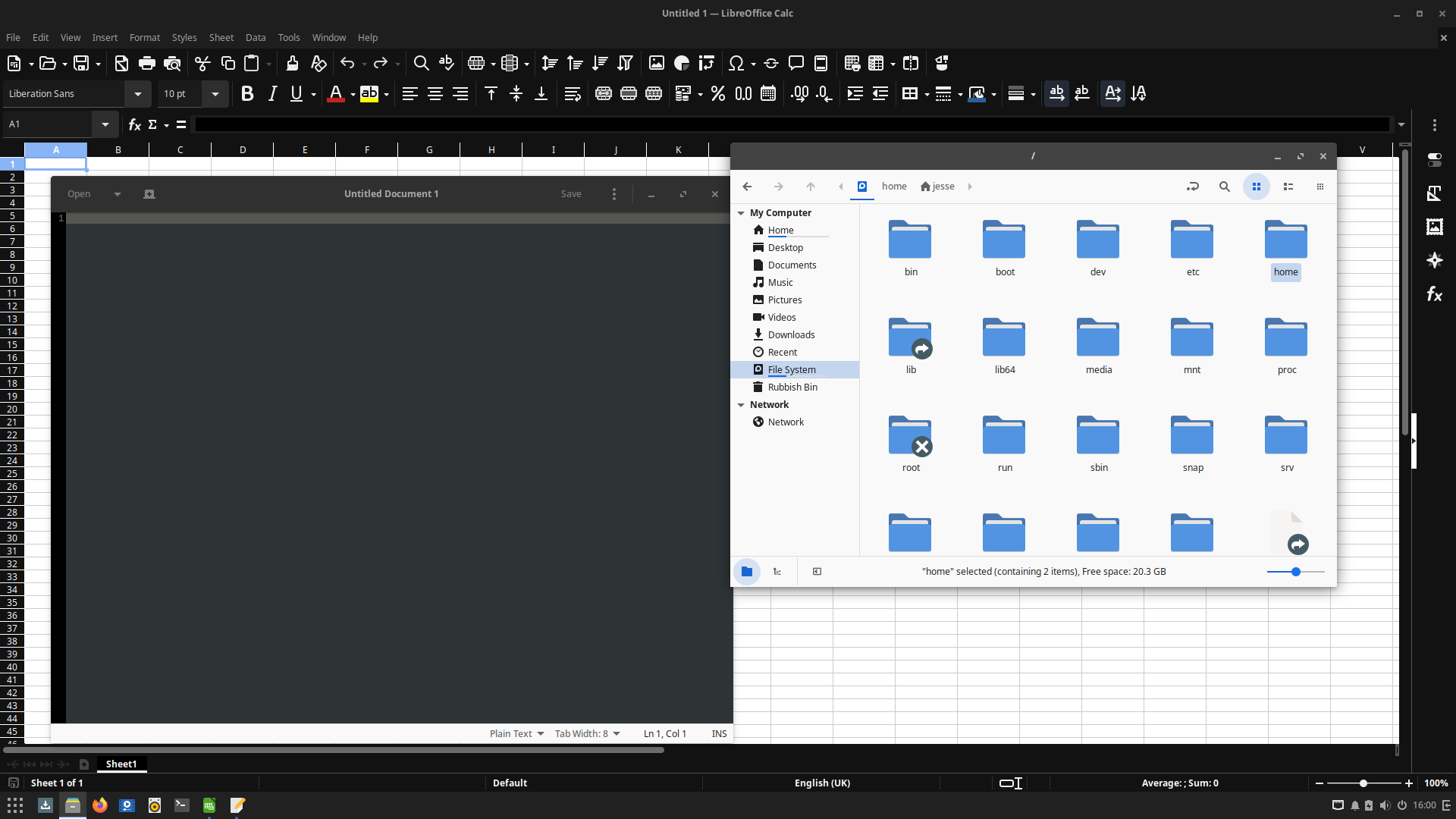 Solus desktop screenshot: 4.5 mixed theme