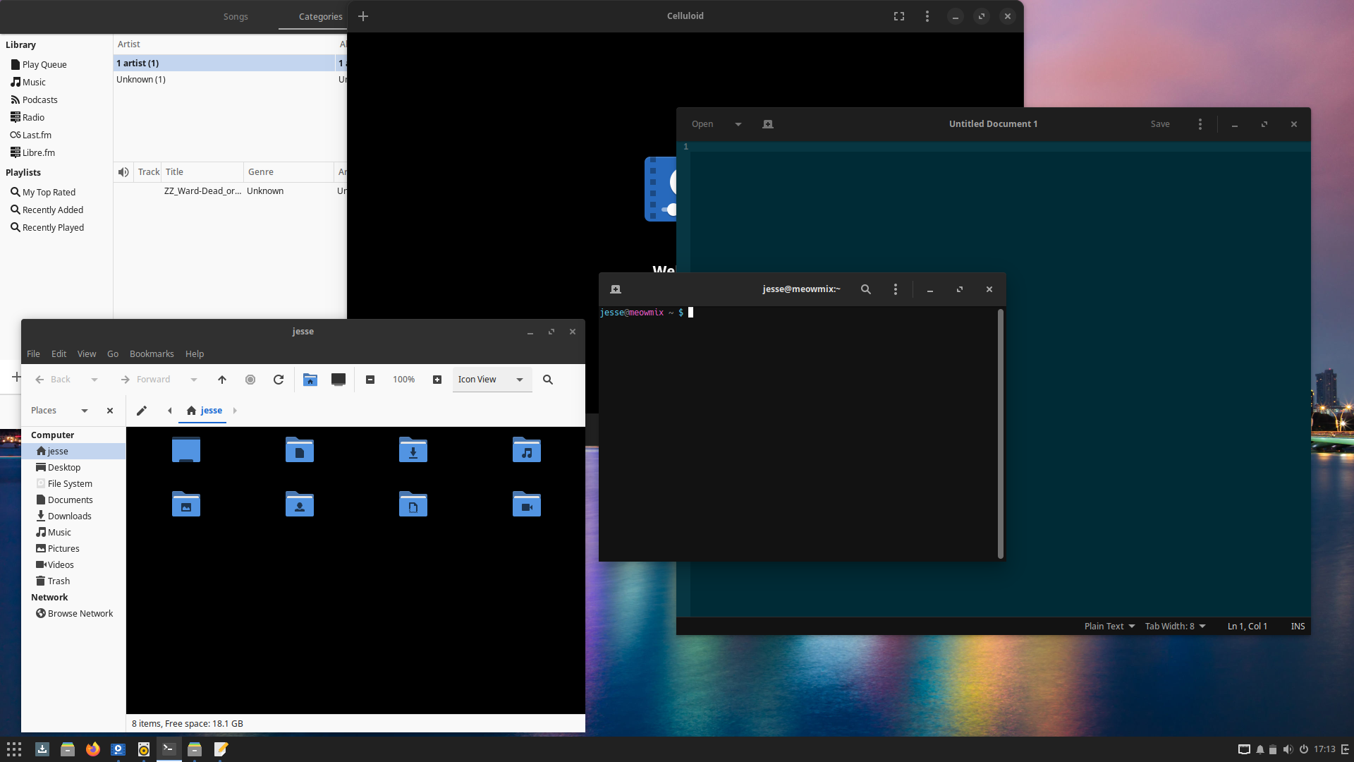 Solus desktop screenshot: 4.7 colours