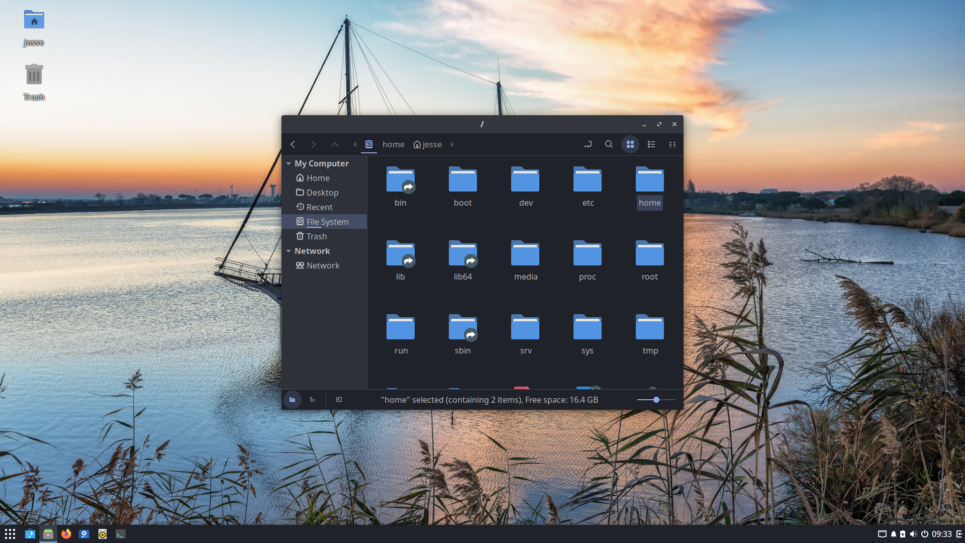 Solus desktop screenshot: 4.9 nemo