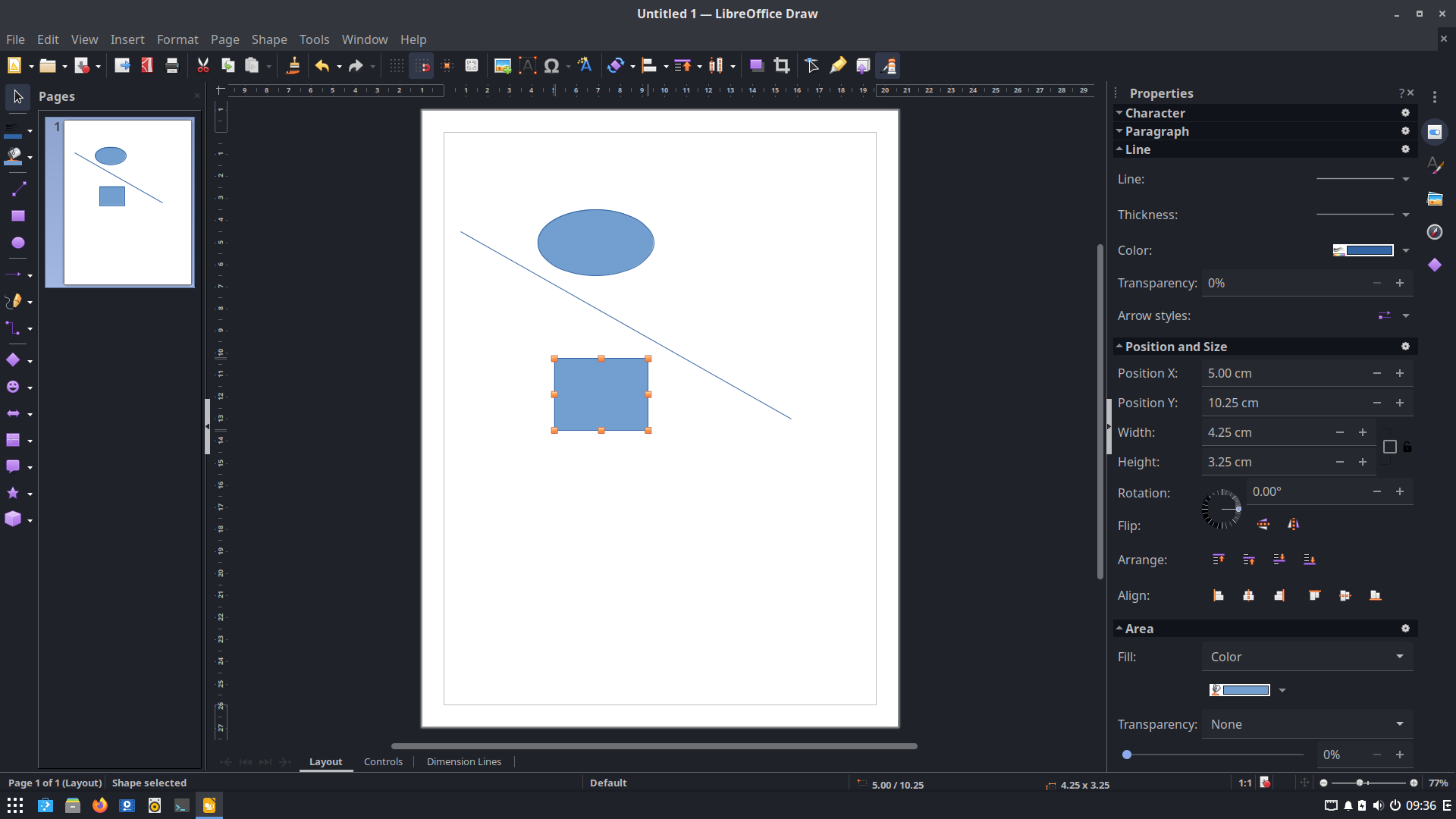 Solus desktop screenshot: 4.9 office