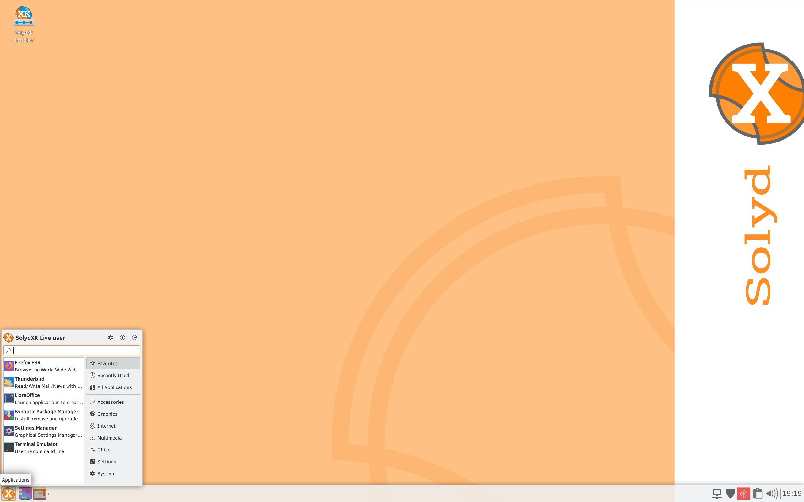 SolydXK desktop screenshot: 13 202603