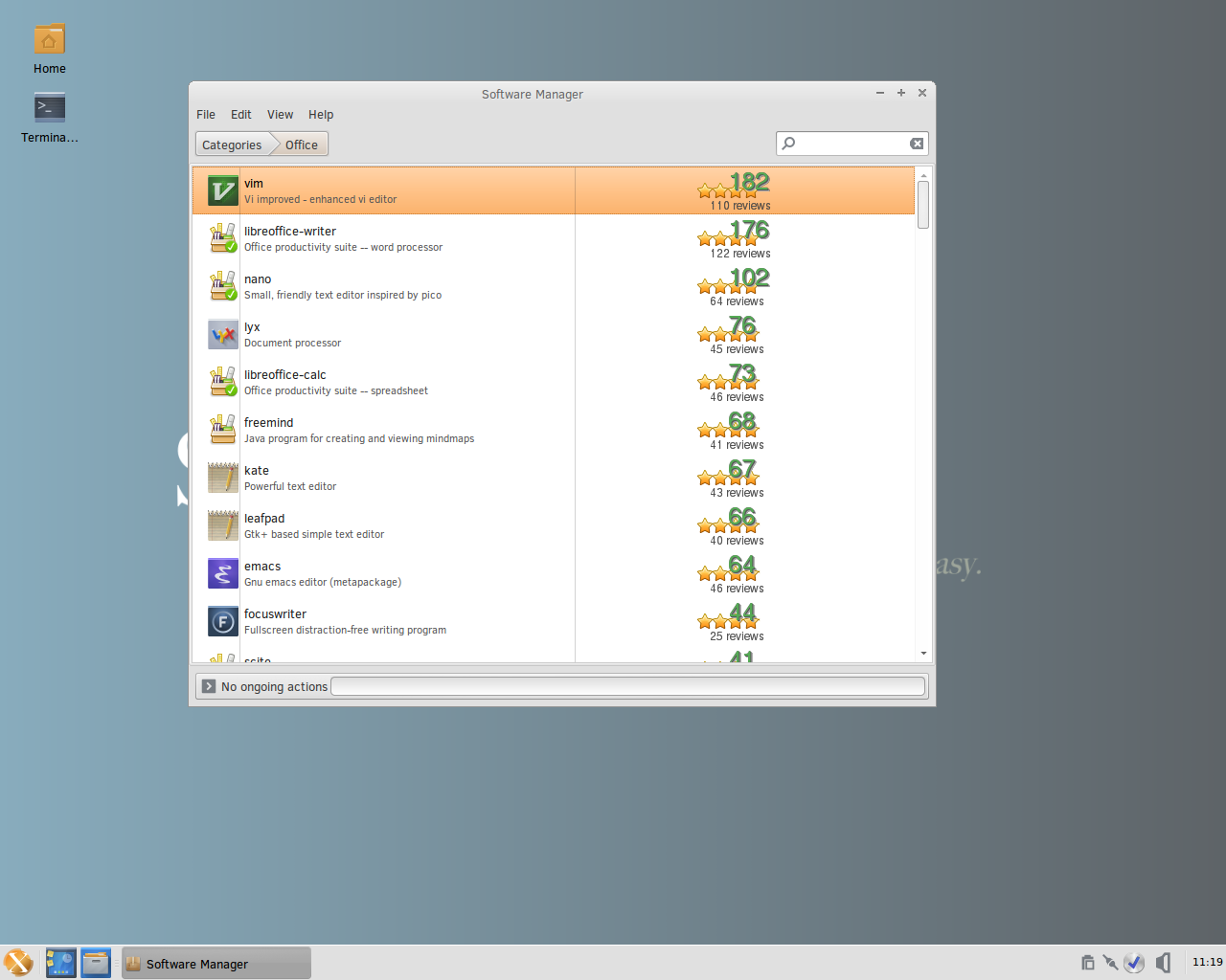 SolydXK desktop screenshot: 201506 packages