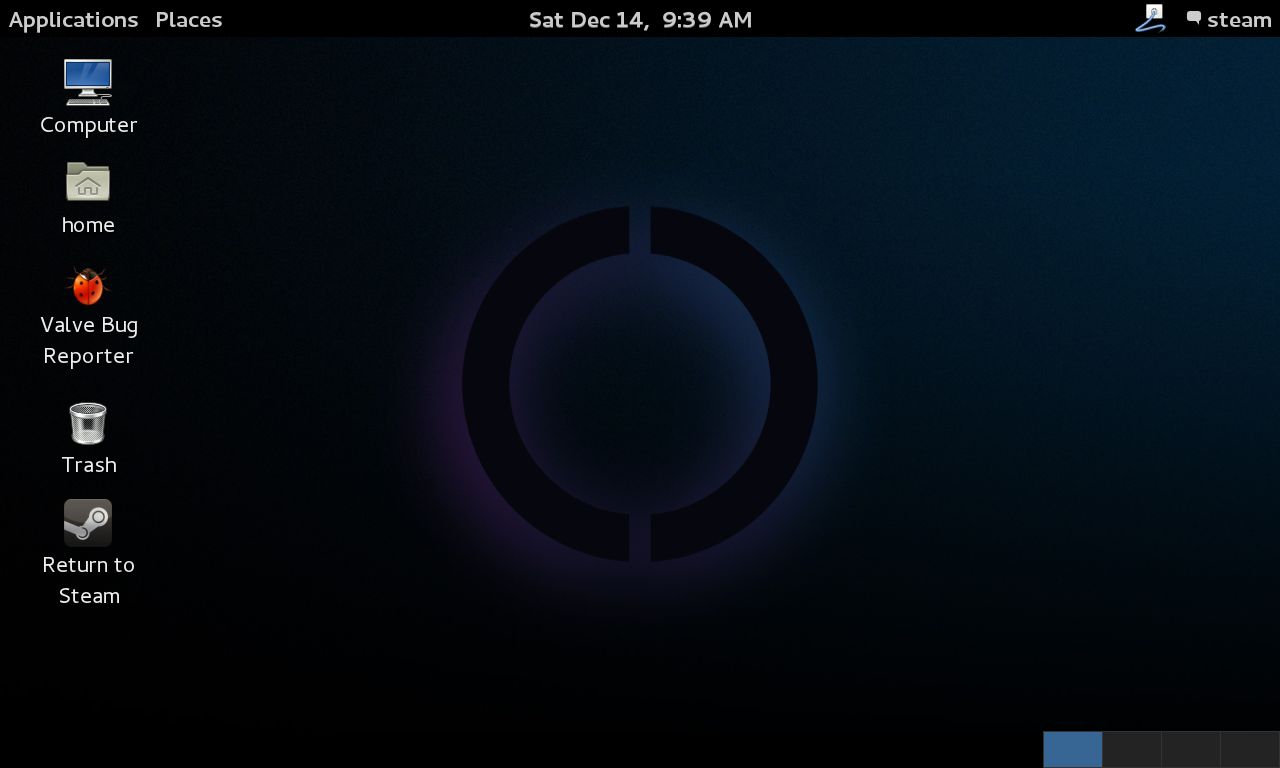 SteamOS desktop screenshot: 1.0 beta