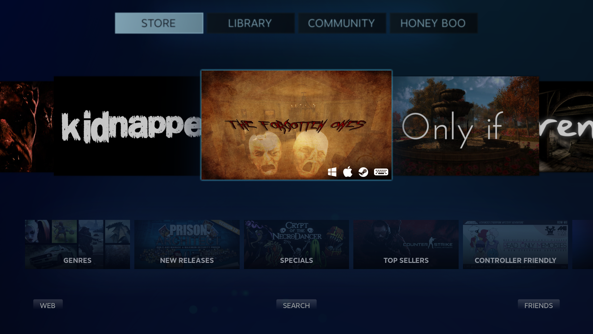SteamOS desktop screenshot: 2.0 preview