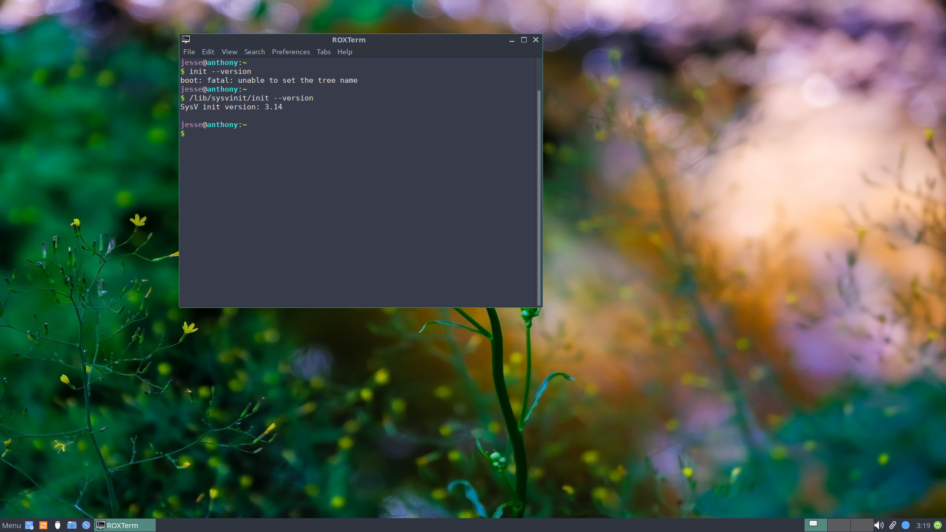 Super Lite desktop screenshot: 24.6 init