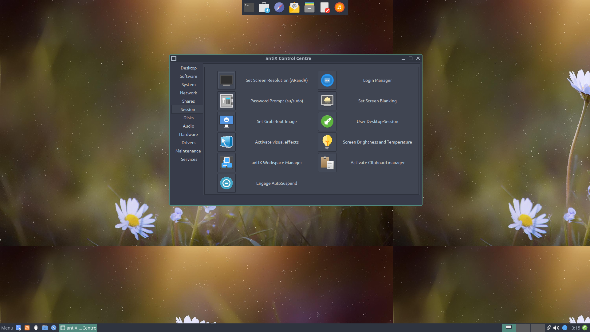 Super Lite desktop screenshot: 24.6 settings