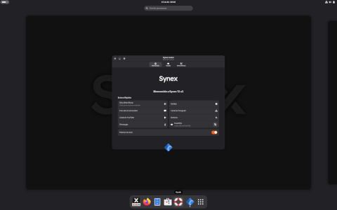 Synex desktop screenshot: Distribution overview