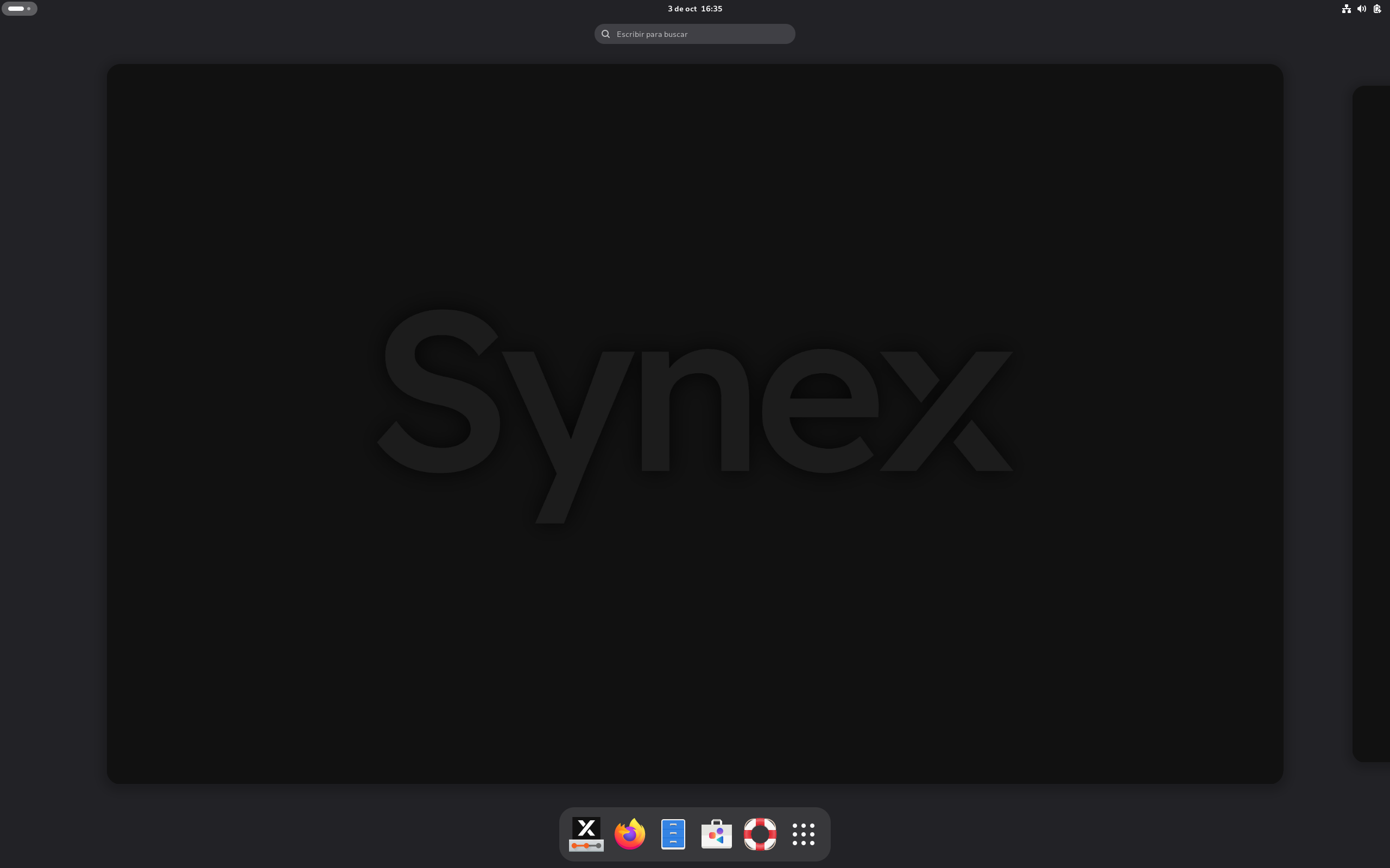 Synex desktop screenshot: 13.0 gnome