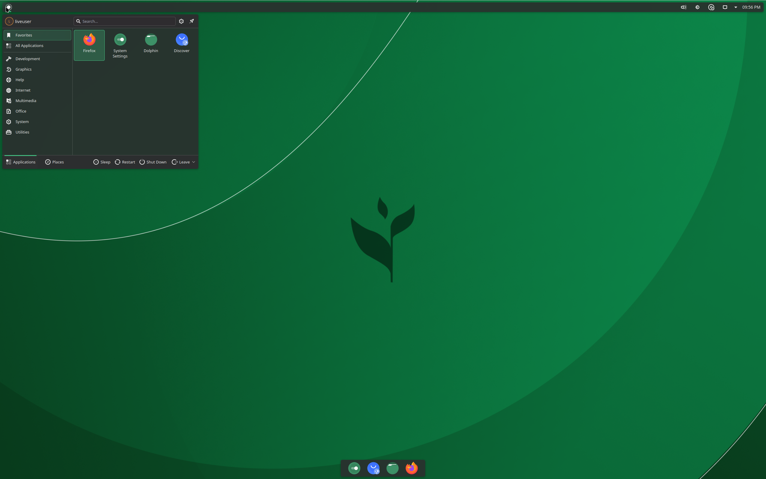 TeaLinux desktop screenshot: 2025.06.16 plasma
