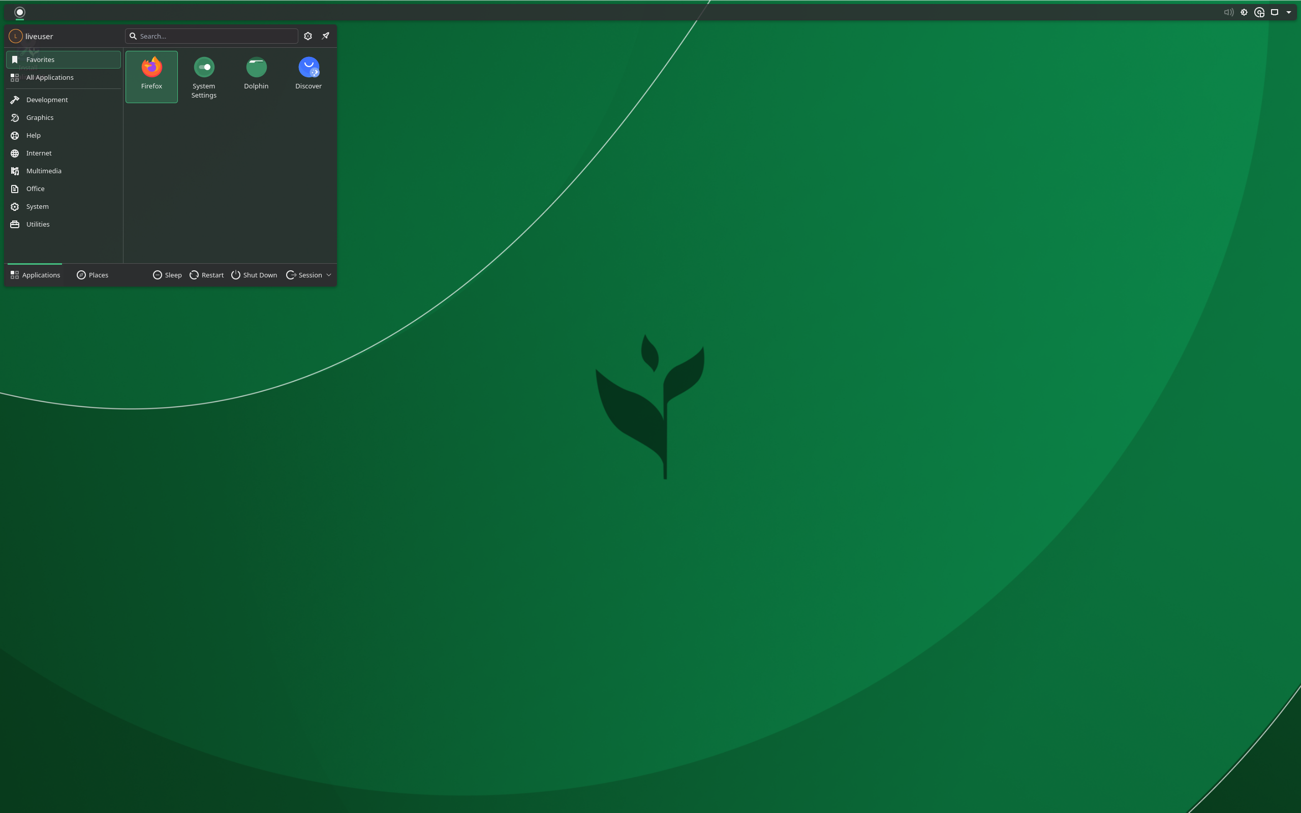 TeaLinux desktop screenshot: 2025.10.20 kde