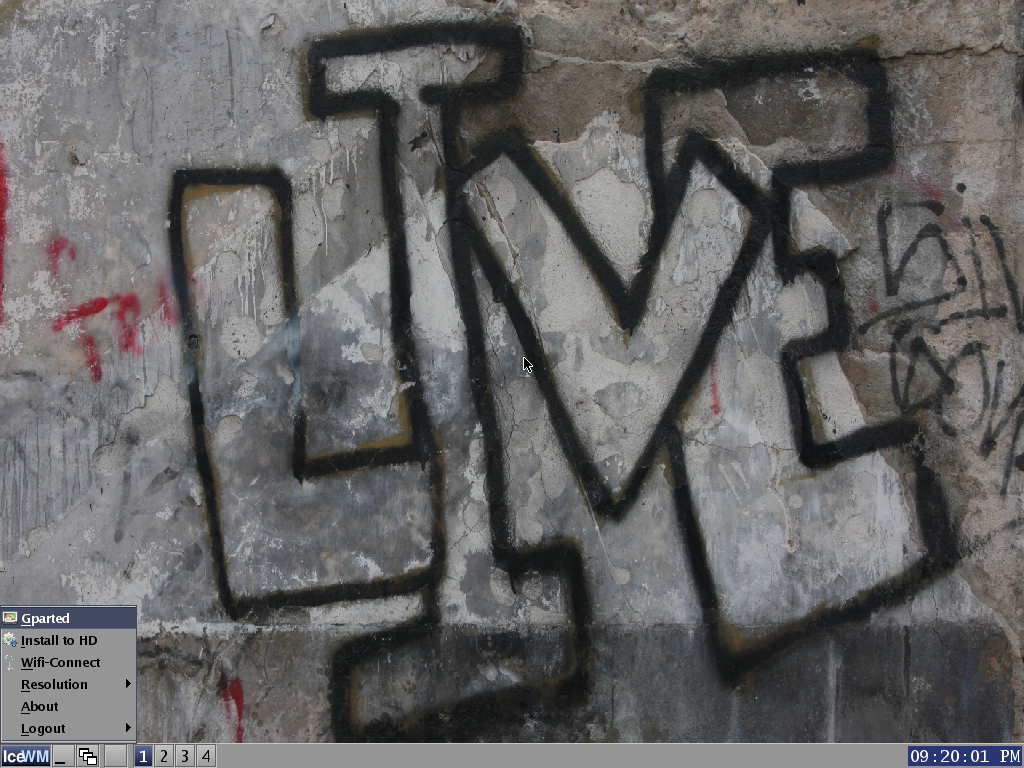 Thinstation desktop screenshot: 5.0