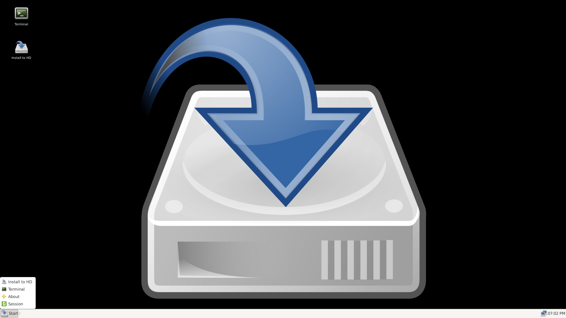 Thinstation desktop screenshot: 6.2.9