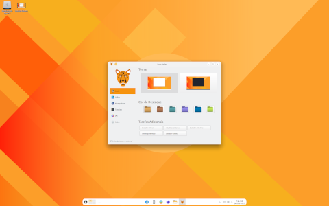 TigerOS desktop screenshot: Distribution overview