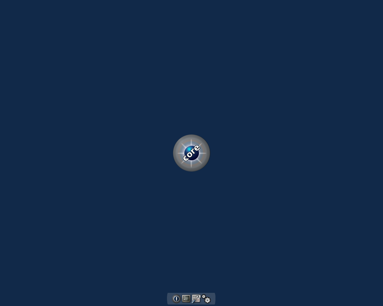 Tiny Core desktop screenshot: 2.11