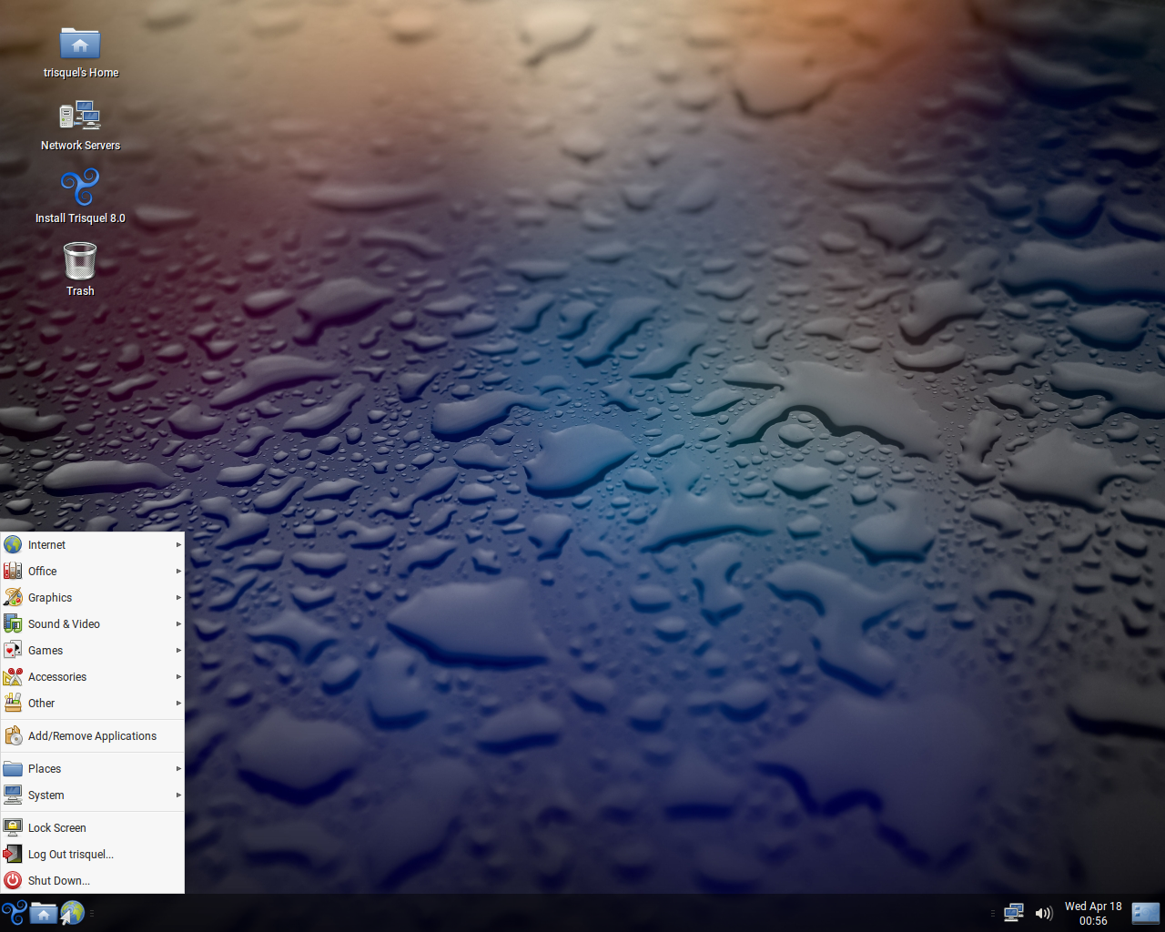 Trisquel desktop screenshot: 8.0