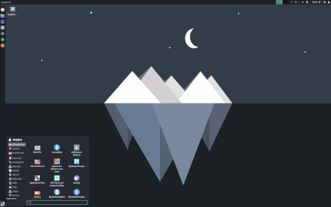 TROMjaro desktop screenshot: Distribution overview